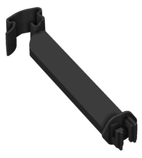 T-Post, distančni izolator, dodatna ograjna linija, zaščita pred volkovi, pletenica, vrvica, trak 20 mm, ločevanje ograd, vpenjalni sistem, črn