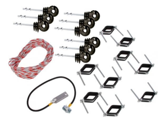 Fotografija izdelka Električni komplet za vrata za pašnike, 9-delni