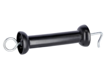 ročka za ograjo, ročka Soft Grip, ročaj za vrata ograje, pašna ograja, električna ograja, pocinkani kavlji, UV stabilna plastika, ročaj za pašnik, ograjna vrata, dodatki za ograjo