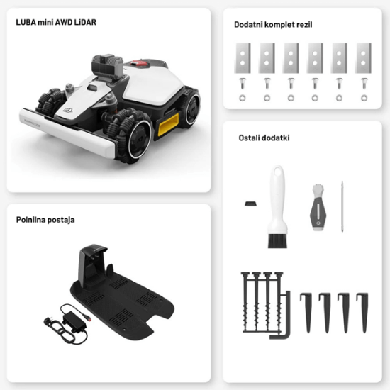 Fotografija izdelka Robotska kosilnica Luba MAMMOTION mini AWD 1500 m2 LiDAR