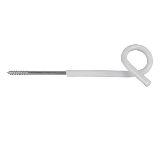 dolgostebelni izolator, ušesca, distančnik, lesni navoj, pocinkana opora, Ø 7 mm, Ø 12 mm, pletenica, vrvica, Trak do 40 mm, električna ograja, 40 cm