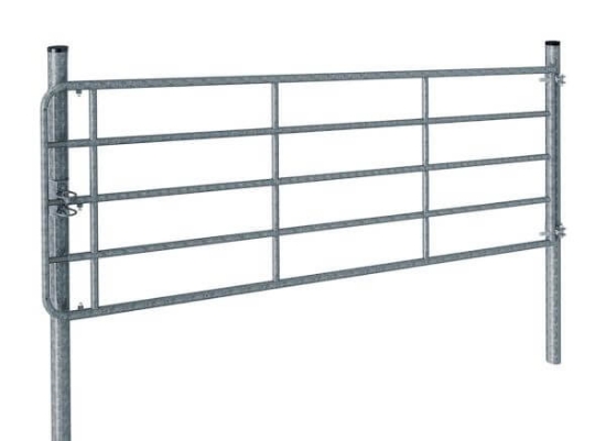 Fotografija izdelka Kovinska pašna vrata 1 – 1,7 m pocinkana