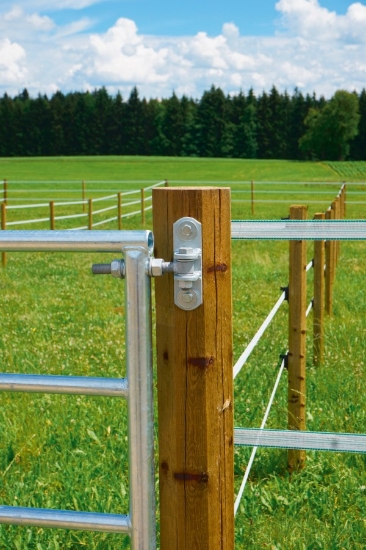 Fotografija izdelka Kovinska pašna vrata 1 – 1,7 m pocinkana