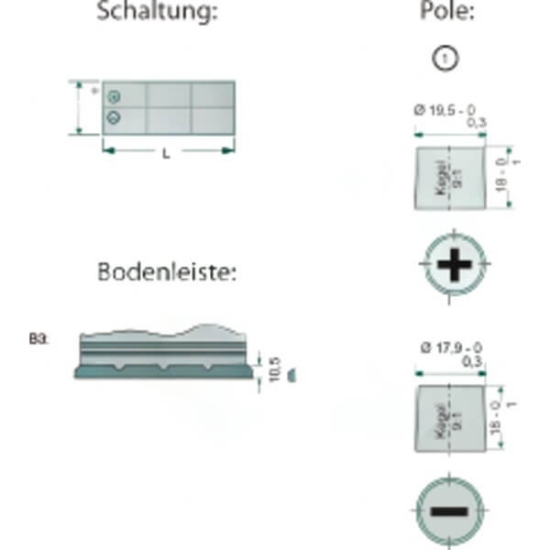 Fotografija izdelka Akumulator 180Ah, 12V 1000A, GRANIT LEVI+