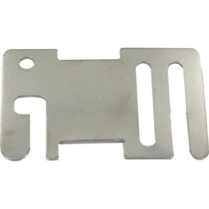 nadomestna priključna plošča, začetni tračni izolator, Premium izolator, trak do 40 mm, nerjavno jeklo, električni stik, montaža trak, nadomestni del za ograjo, pašni izolator, trpežna plastika, optimalna pritrditev