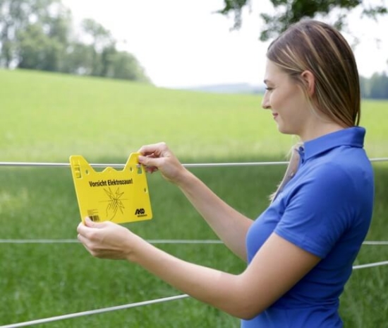 Fotografija izdelka Tabla "Pozor, električna ograja!"