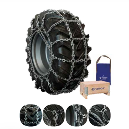 snežne verige STAR EXTREME, snežne verige 540/65-30, verige za kmetijske stroje, snežne verige 9.5 mm, H izvedba snežnih verig, verige za traktor, snežne verige za pnevmatike, galvanizirane snežne verige, verige za lažje zimske razmere, kmetijske snežne verige