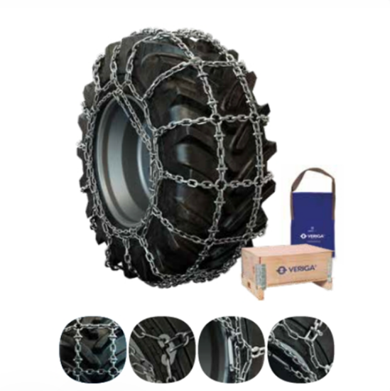 snežne verige STAR EXTREME, snežne verige 540/65-30, verige za kmetijske stroje, snežne verige 9.5 mm, H izvedba snežnih verig, verige za traktor, snežne verige za pnevmatike, galvanizirane snežne verige, verige za lažje zimske razmere, kmetijske snežne verige