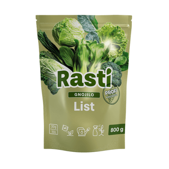 Fotografija izdelka Gnojilo RASTI List 800 g
