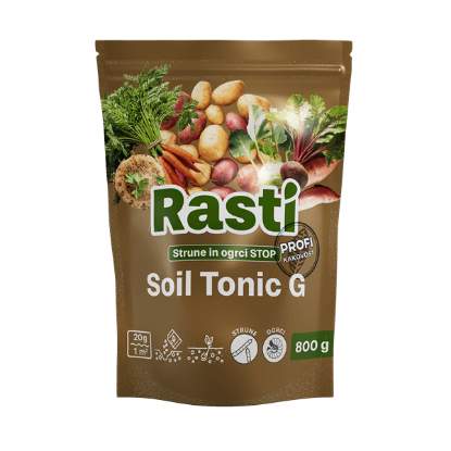 Fotografija izdelka Rasti Soil Tonic G 800 g - sredstvo proti strunam in ogrcam