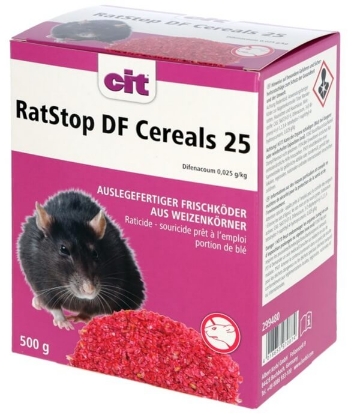 Fotografija izdelka Vaba za miši cit RatStop DF Cereal 25, 500 g