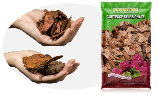 Fotografija izdelka Okrasno lubje NOVATERRA VEČJE 25 - 40 mm 60 L