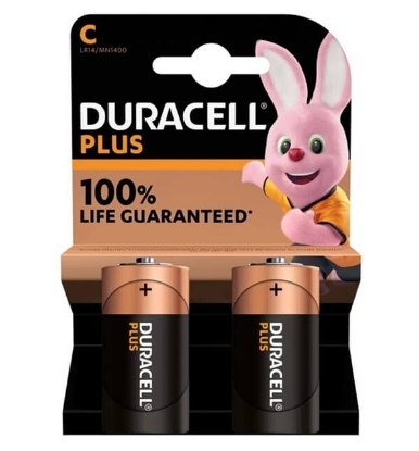 Fotografija izdelka DURACELL Alkalna baterija, C, LR14, 2 kos