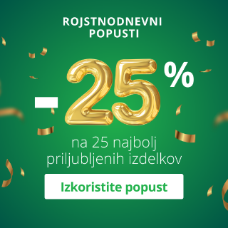 Picture for category 25 let 25 najbolj priljubljenih izdelkov | -25% popusta