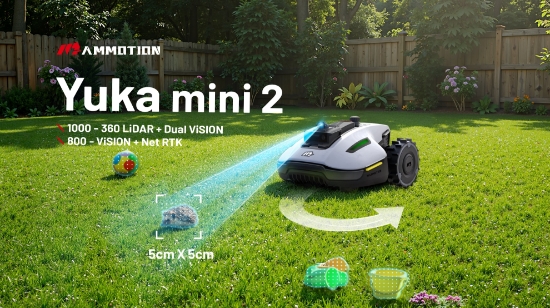 Fotografija izdelka Robotska kosilnica YUKA mini 2 1000 + gratis hiška do 31.8.2026