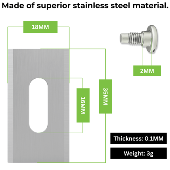 Fotografija izdelka Komplet nožev Ecoslice - 24 kos (Husqvarna, McCulloch)