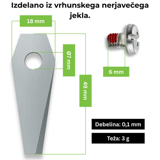 Fotografija izdelka Komplet nožev Ecoslice 24 kos (BOSCH)