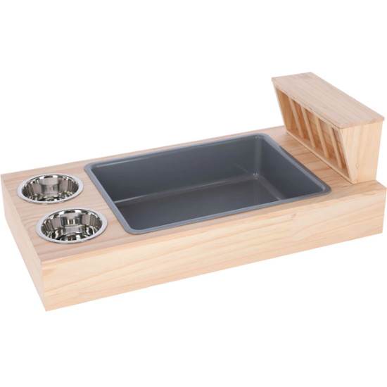 Fotografija izdelka Postaja za kopanje in hranjenje 70 x 36 x 24 cm