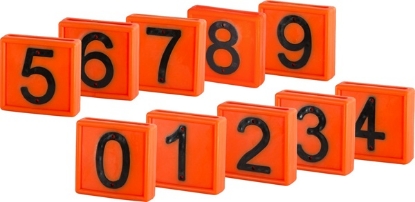 Fotografija izdelka Številke za označevanje živine (Oranžna)