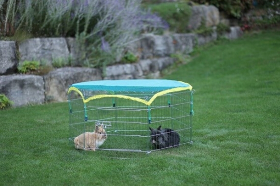 Fotografija izdelka Kletka za kunce 6-kotna s pokrivalom