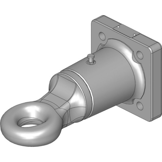 Fotografija izdelka Uho vlečno vrtljivo 50 mm s prirobnico 110×100mm