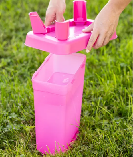 Fotografija izdelka Napajalnik z nogami, 3,5 l (roza)