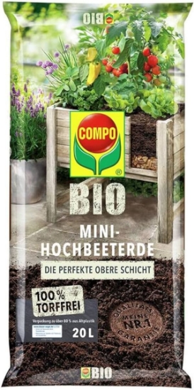 Fotografija izdelka Zemlja BIO za visoke grede 20 L