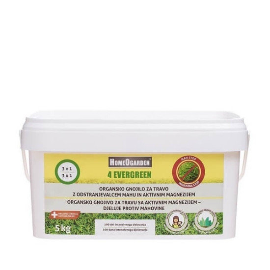 Fotografija izdelka Gnojilo 4 EVERGREEN za travo 3 v 1 - 5 kg