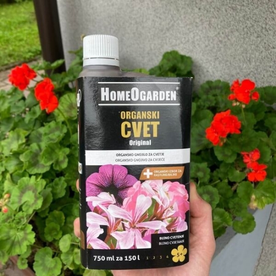 Fotografija izdelka Gnojilo Organski cvet 750 ml
