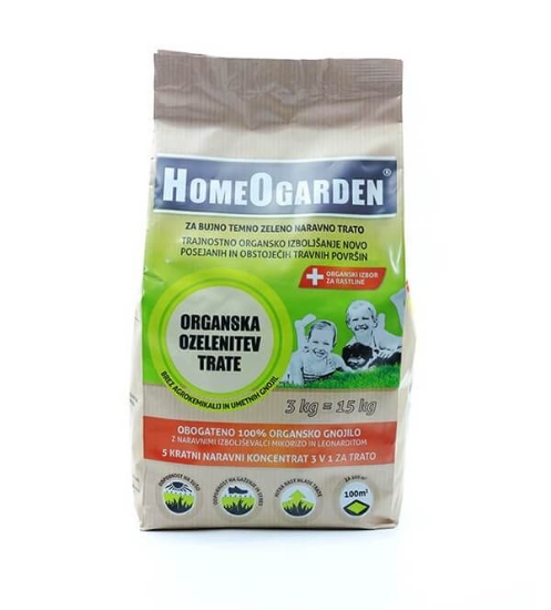 Fotografija izdelka Gnojilo Organska ozelenitev trate 3 kg
