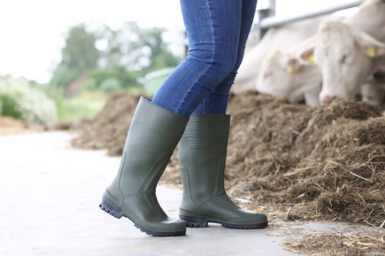 Fotografija izdelka Škornji visoki PVC IDRO HIGH, olivno zeleni, št. 41