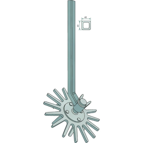 Fotografija izdelka Okopalni element 370mm z nosilecem-oranžen