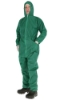 Fotografija izdelka Zaščitna obleka s kapuco za enkratno uporabo - XXL, zelena
