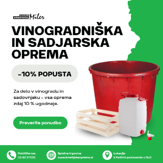 Picture for category Vinogradništvo in sadjarstvo | -10%