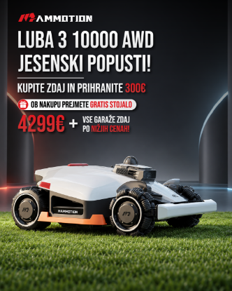Fotografija izdelka Robotska kosilnica LUBA 3 AWD 10000 + gratis stojalo