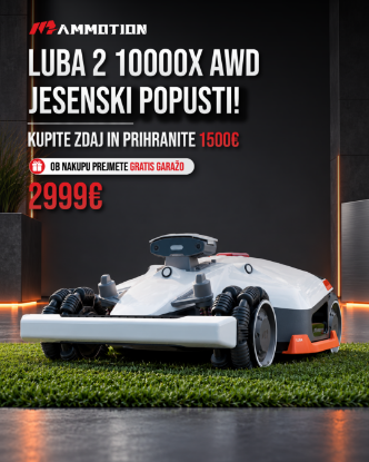 Fotografija izdelka Robotska kosilnica Luba 2 AWD 10000x