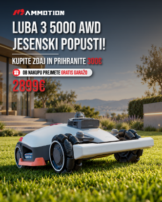 Fotografija izdelka Robotska kosilnica Luba 3 AWD 5000 + 🎁 DARILO